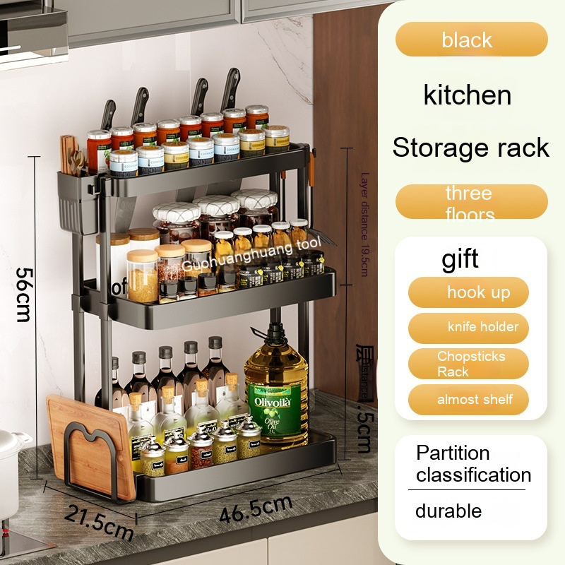 The Sleek All-in-One Multi-Layer Kitchen Companion