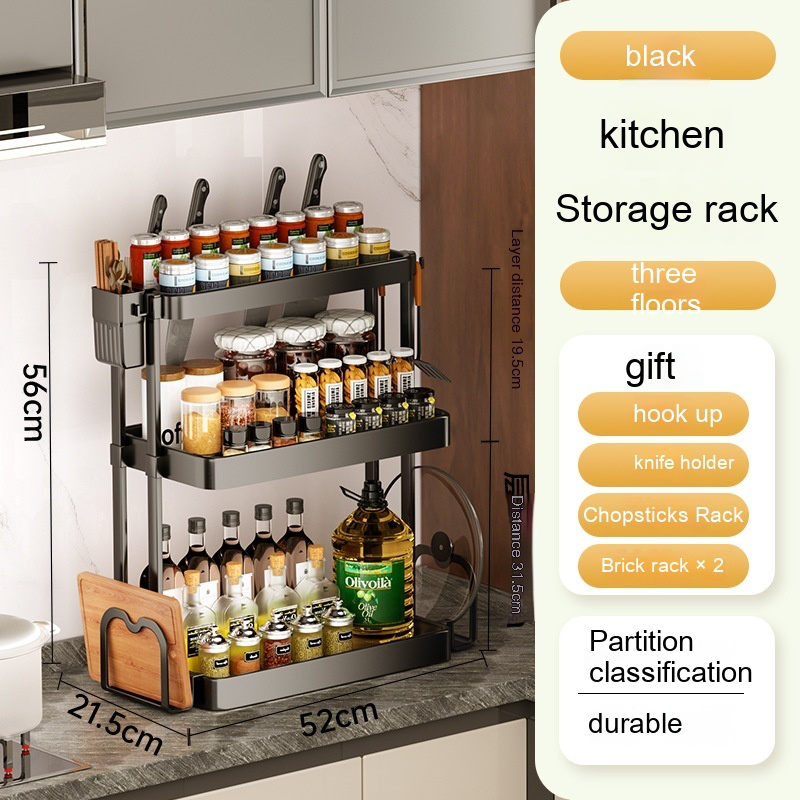 The Sleek All-in-One Multi-Layer Kitchen Companion